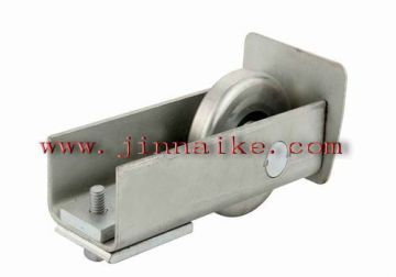 steel white galvanized guide gate wheel