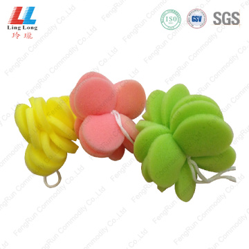 Flower butterfly style bathing sponge