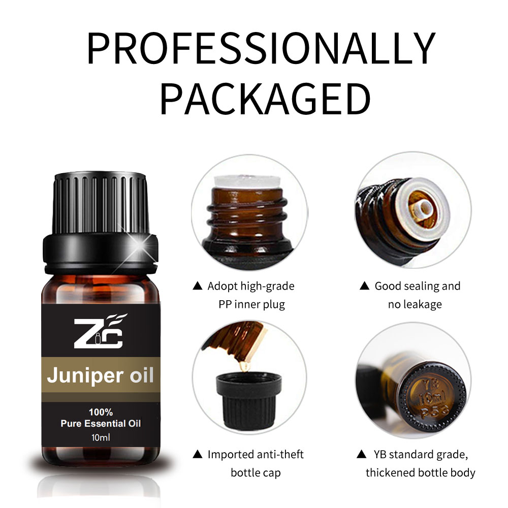 100% minyak esensial minyak juniper murni untuk perawatan kulit diffuser