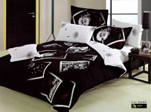 Reactive Printing American Style Bedding Set, 100% Cotton Twill Comforter set made in China