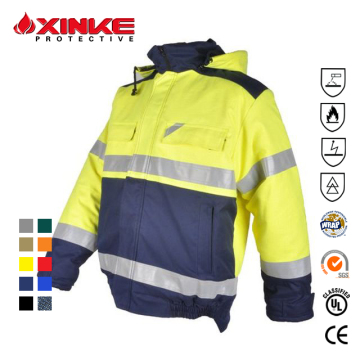 International Certifications Hi Vis Safety Workwear Jacket