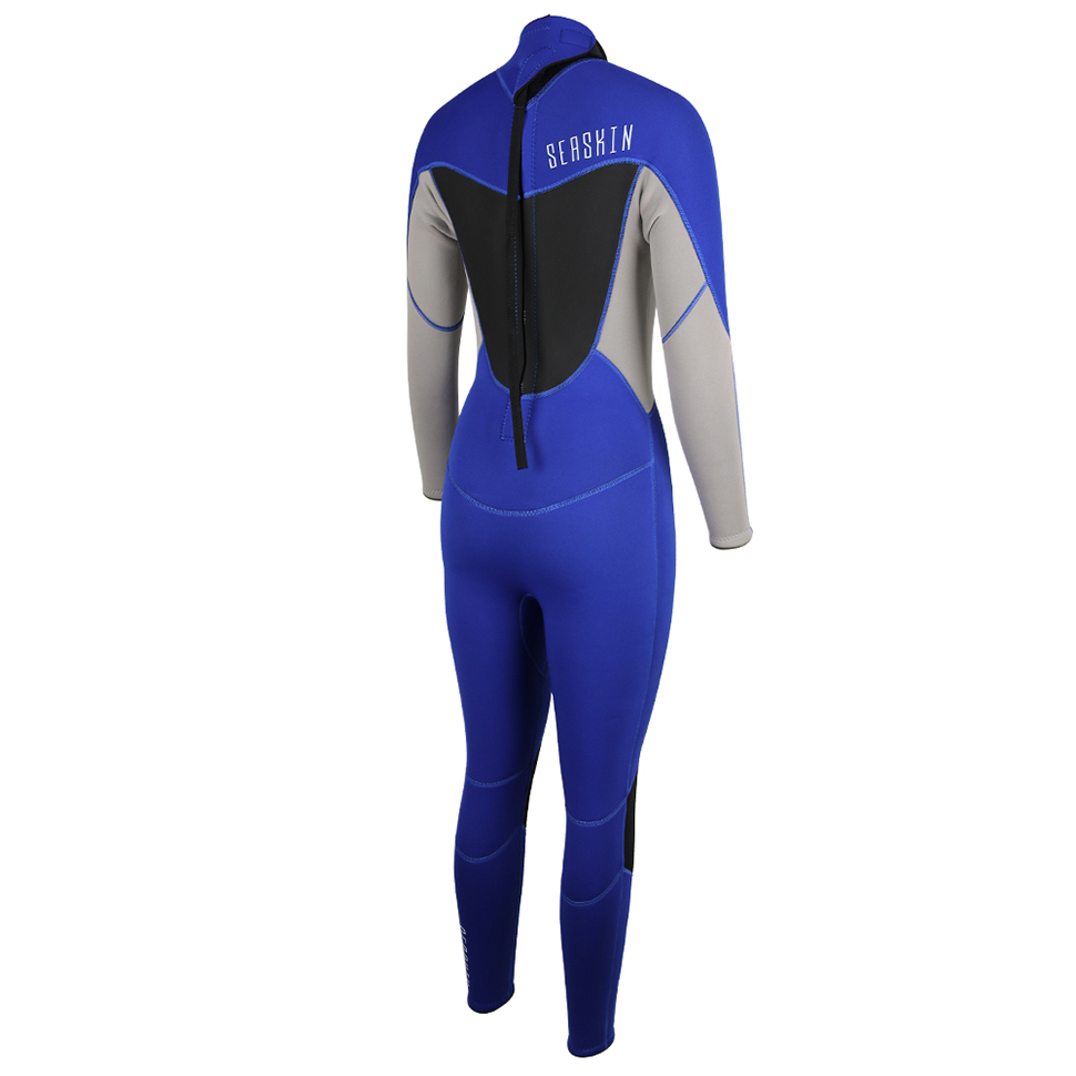 Seaskin Steamer Womens Neoprene Rear Zip Wetsuit