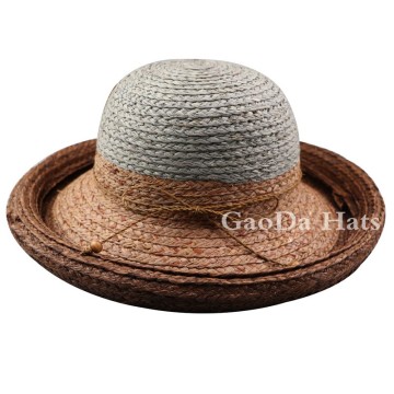 Hot sellings Raffia straw beach lady hat