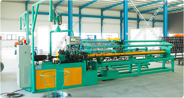 Semi automatic chain link fence weaving making machine with low price