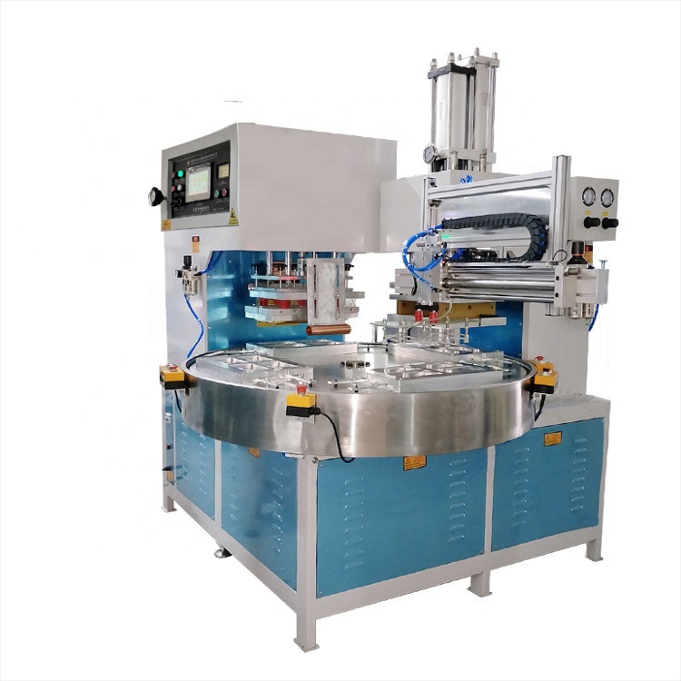 High-Frequency Ostomy Bag Making Machines with Automatic Turntable Double Heads for Medical Bags
