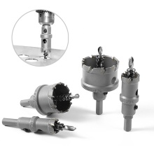 Tungsten Carbide Tipped Triangle Shank Hole Saw Drill Bit with Arbor