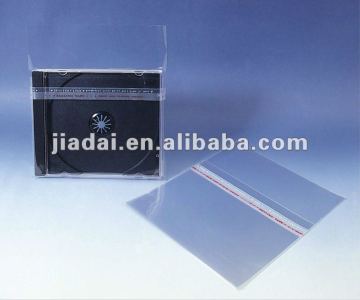 CD Wrap DVD wrap plastic CD sleeve colorful OPP sleeve CPP Sleece China factory