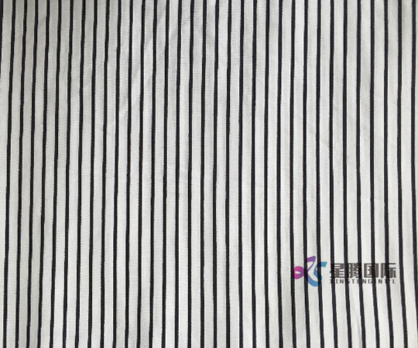 Classic Design Stripe Rayon Fabric