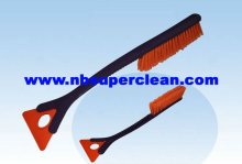 New Design Plastic Car Snow brush with ice scraper, best car snow brush