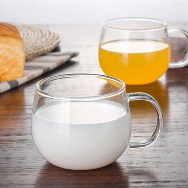 Creative Coffee Glass Cup High Borosilicate Milk Glass Tumbler