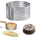Adjustable Round Stainless Steel Mousse Cake Mould