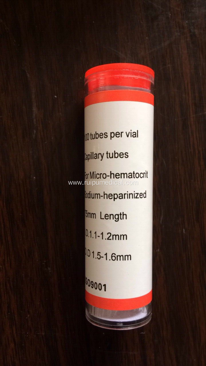 Micro Hematocrite Capillary Tube Red Tube