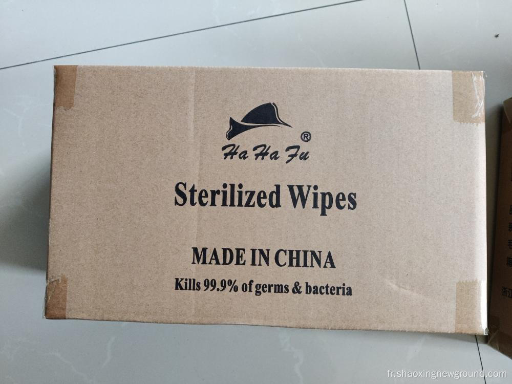 Lingettes humides stérilisées HA HA fu