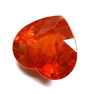 Natural Fanta Garnet Heart Shape Colored Gemstone Wholesale