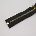 12Inch open ended brass zipper for purses