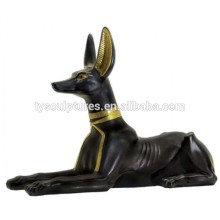 High quality bronze dog sculpture metal craft life size greyhound