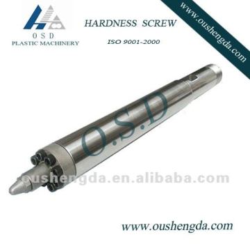 Single injection screw & barrel for plastic injection moulding machine (injection moulding screw)