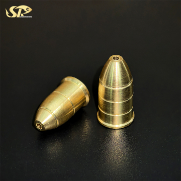 Wholesale Copper Bullet Weights & Brass Spinner Spare Parts for Fishing Sinkers