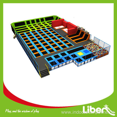 extra large indoor rectangular trampoline exercise