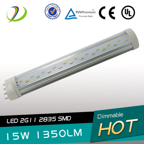 180 derece UL CE Listelenmiştir 15W LED 2G11 Tüp aydınlatması