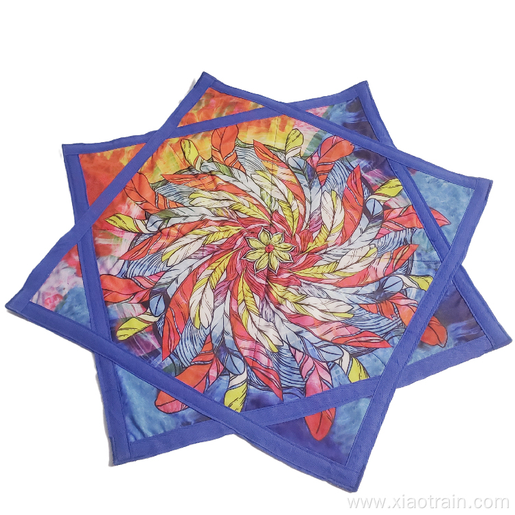 Dapostar Spinning Cloth Juggling And Skill Toy Customized Floral Print Handkerchiefs For Fun