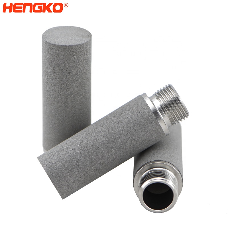 HENGKO durable washable customizable sintered metal stainless steel cartridge hepa filter for industrial multipurpose filtration