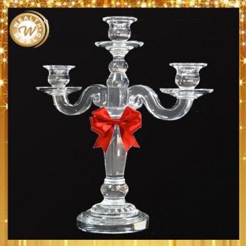 Fashionable hot sell lead crystal candle holder