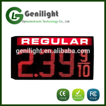 Regular Red LED Gas Station Price Signs Fuel Gasoline Price Changer Signs