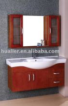 solid wooden bathroom cabinet