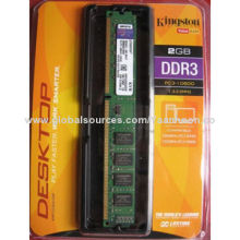2GB 1333MHz DDR3 SDRAM with Original Memory Module and Long DIMM, for Desktop