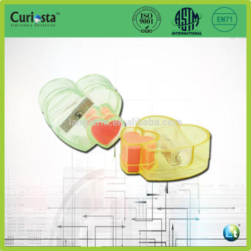 2015 new design heart shape Pencil Sharpener