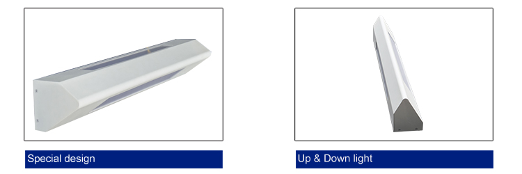 Anti-glare IP40 Wall Mounted LED wall up&down light 20W 90*11 hospital OEM ODM