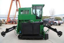 towable compost machine pto driven oyster mushroom compost