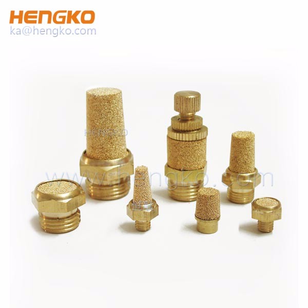 Sintered Stainless Steel Brass Bronze Ventilation Regulative Air Pneumatic Muffler