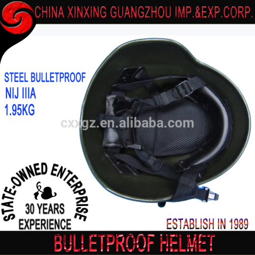 Steel bulletproof NIJ PASGT light weight helmet