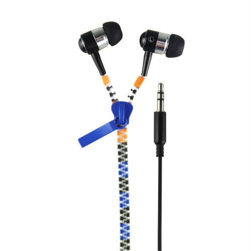 Écouteurs métalliques à glissière Stéréo Bass Sport Sport Earbuds