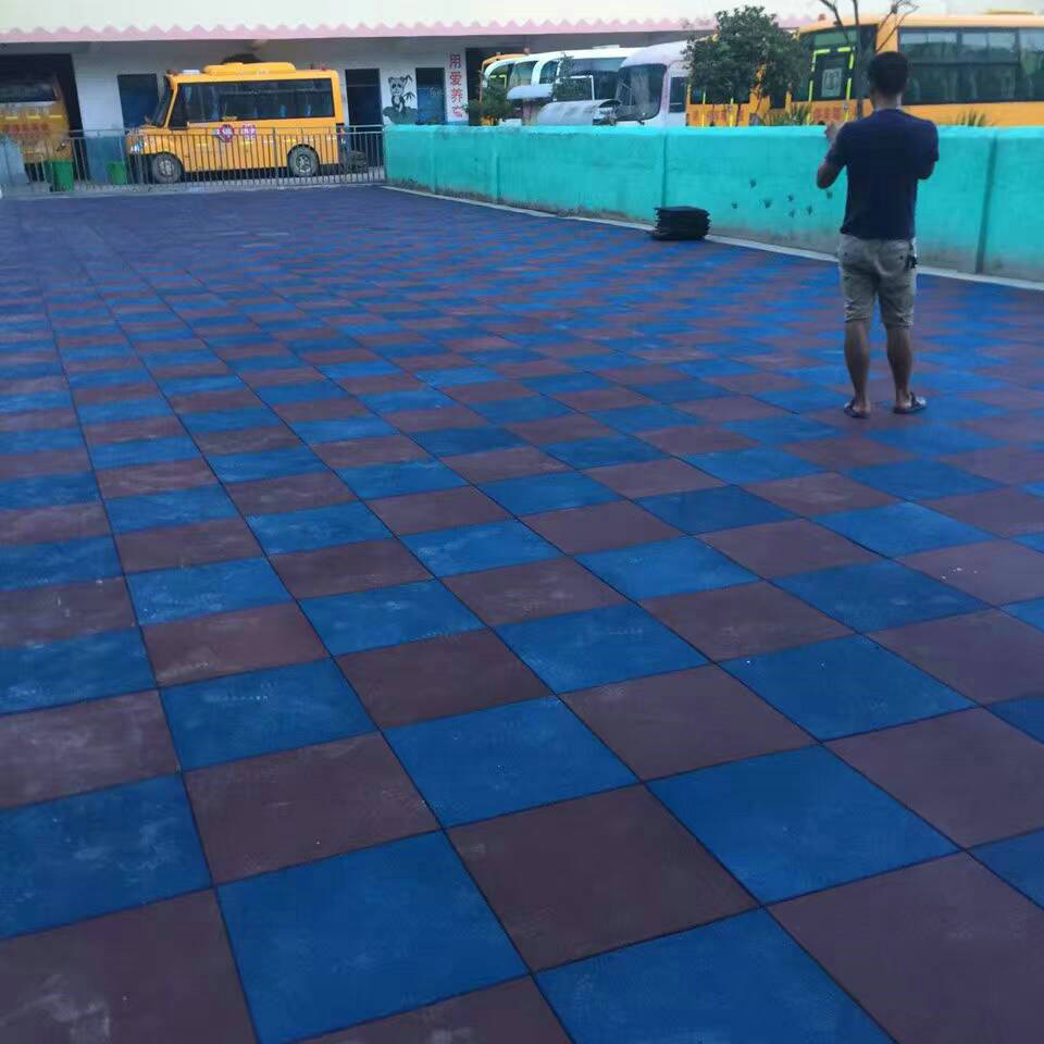 Blue Rubber Flooring