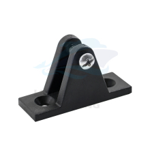 Nylon Deck Hinge Boat Bimini Top Fitting 90 Degree Pin