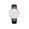 Mannen Design Watch Japan Quartz Movement Leather Band