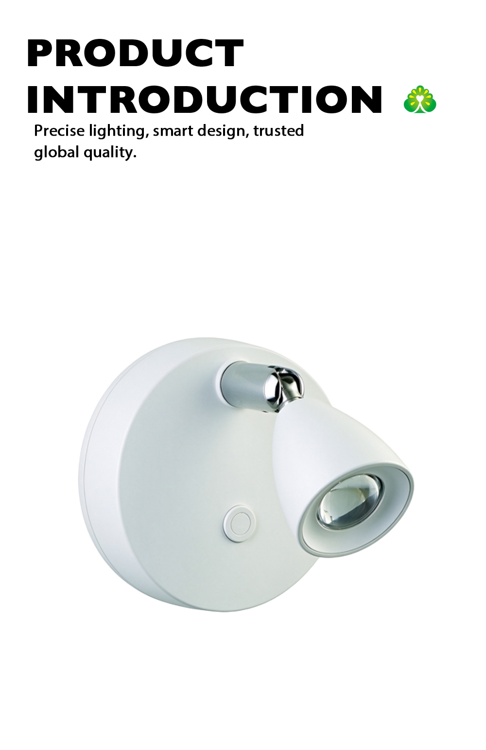 Перезаряжаемый регулируемый настенный прожектор X Rechargeable Adjustable Wall Spotlight X