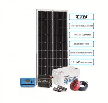 100W 110W 120w Off Grid Solar System