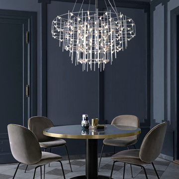 LEDER Beaded Long Iri Chandelier