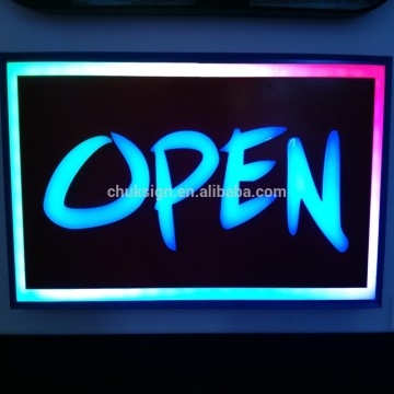 RGB led open sign outdoor LED open sign
