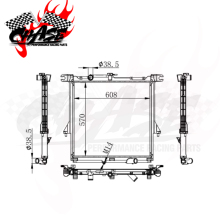 Auto Radiator Fit for Isuzu D-Max D-Max 20