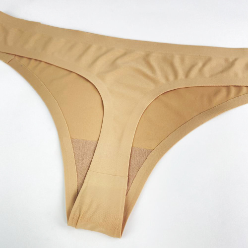 Nahtlos hautfarbene No-Show-Unterhose für Damen