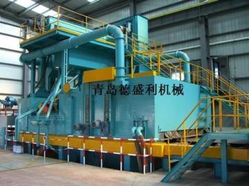 Steel plate pretreatment line