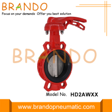 Lever Handle Wafer Butterfly Valve With Soft Back