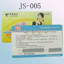 prepaid scratch card