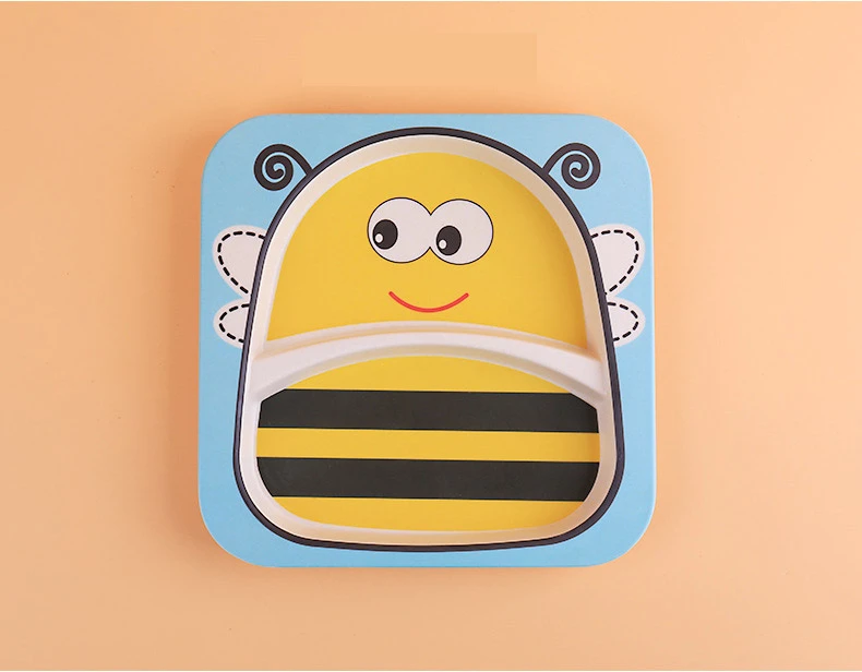 Lovely Bee Pattern Kids Dinner Sets for Party Supplier