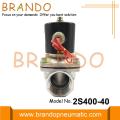 Válvula solenóide de aço inoxidável de 1 1/2 &#39;&#39; 110V 220V